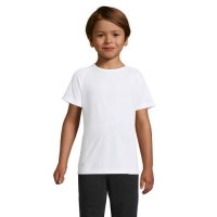 Kinder sport T-shirt 140 grams wit,2xl