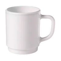 Mammoet stapelbare beker budgetline 19 cl wit