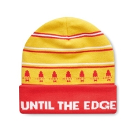 Custom made jacquard muts met omslagacryl custom