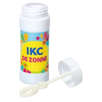Bellenblaas incl. full colour etiket wit