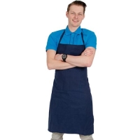 Katoenen schort Cotton Star gekleurd blauw