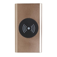Wireless Charge Powerbank champagne