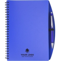 Notitieboekje A5 met balpen blauw