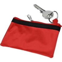 Nylon sleuteletui rood