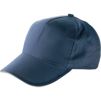 Katoenen pet blauw