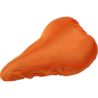Polyester fietszadelhoes oranje