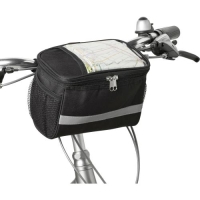 Polyester fietskoeltas Prisha zwart