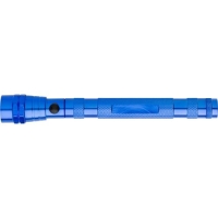 Aluminium telescoop zaklamp kobaltblauw