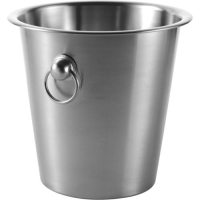 RVS champagnekoeler zilver
