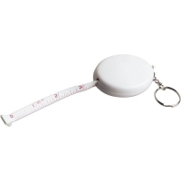 Sleutelhanger meetlint wit