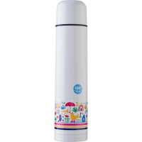 Dubbelwandige RVS thermosfles 1 liter