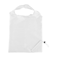 Opvouwbare polyester (210D) boodschappentas wit