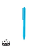 X9 pen met siliconen grip blauw