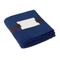 Fleecedeken 240 grams Cap Code blauw