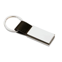 Klassieke sleutelhanger Rectanglo zwart