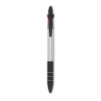 Balpen met stylus Multipen zilver
