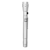 Uitschuifbare zaklamp Strech-Torch zilver
