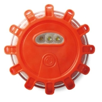 Auto alarmlamp met LED licht 5Lights oranje