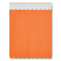 Event armbandjes per 10 stuks oranje