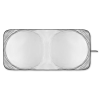 Opvouwbare zonnescherm mat zilver