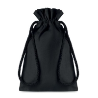 Katoenen geschenkzakje Taske small zwart