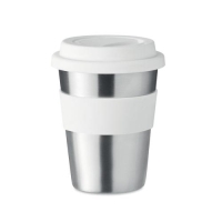 RVS drinkbeker 350 ml wit