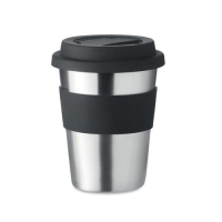 RVS drinkbeker 350 ml zwart