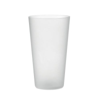 Herbruikbare eventbeker 550 ml Festa transparant/wit