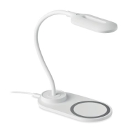 Bureaulamp met 10W lader Saturn wit