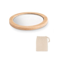 Bamboe make-up spiegel Malay wood