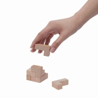 Houten puzzel Blok hout