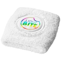 Katoenen zweetbandje wit