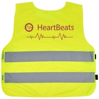 Veiligheidsvest voor kinderen 7-12 jaar neon yellow