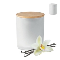 Plantaardige waskaars large wit