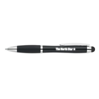 Touchpen Elsa met oplichtend logo zwart