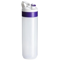 Tacx bidon Fuse 450 ml transparant/paars