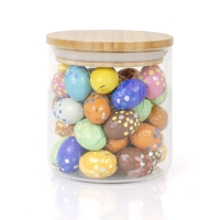 Glazen snoeppot Paaseitjes glas
