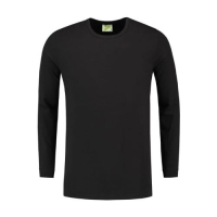 Lemon & Soda longsleeve shirt zwart,4xl