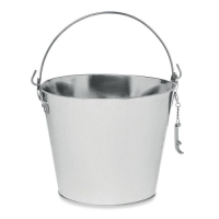 Metalen bieremmer 4L Bucky mat zilver