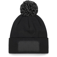 Snowstar® patch beanie zwart/graphite