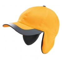 Fluoriserende winterpet 6 panel fluor oranje