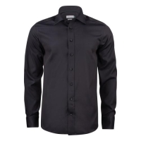 Overhemd Green Bow 01 Slim fit zwart,l
