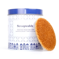 Stroopwafelblik Dutch delftsblauw