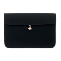 15 inch gevoerde laptophoes Cotton zwart
