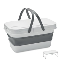 Opvouwbare picknickmand Cesta wit