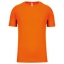 Functioneel sportshirt fluor oranje,2xl