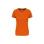 Functioneel damessportshirt oranje,l