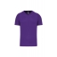 Heren sport T-shirt V-hals violet,3xl