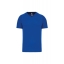 Heren sport T-shirt V-hals sporty royal blue,3xl
