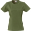 Modern lichtgewicht dames T-shirt army green,l